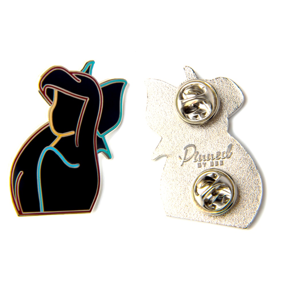 🚫 Little mermaid neon light enamel pin Disney